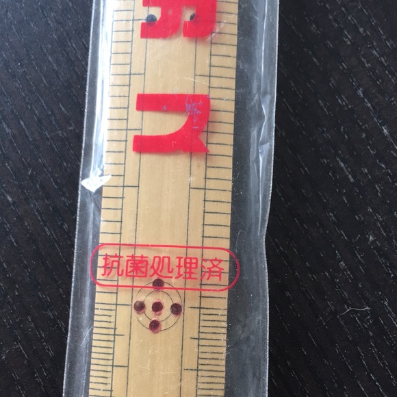 Japanese 🇯🇵 bamboo ruler 📏 for kimono making - Picture 3 of 7